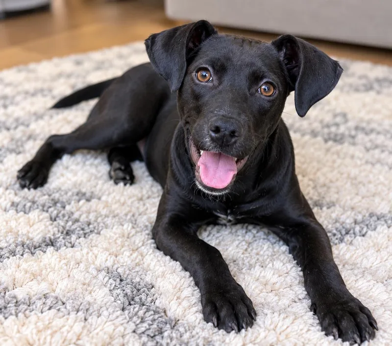A baby medium-sized female Labrador Retriever dog named Rosie for adoption in Mooresville, NC