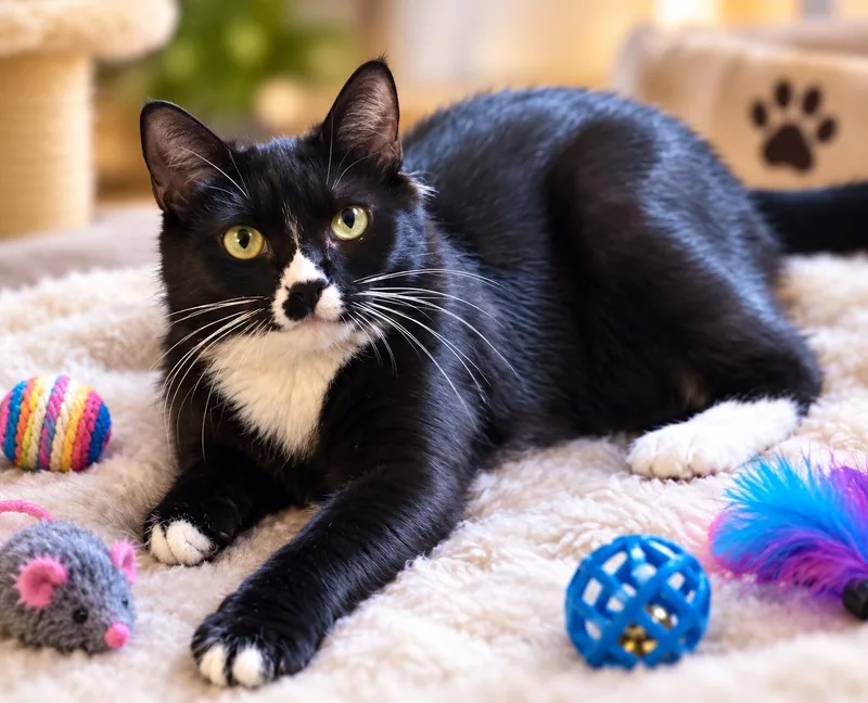 A young medium-sized female Domestic Short Hair cat named Lucy for adoption in Scottsdale, AZ