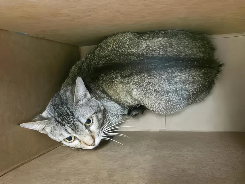 An adult medium-sized male Tabby (Brown / Chocolate) Domestic Short Hair cat named Dragonfly for adoption in Nashville, TN