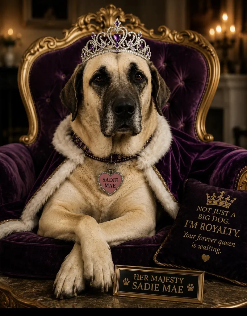 An adult large-sized female Anatolian Shepherd dog named Sadie Mae for adoption in CUMMING, GA