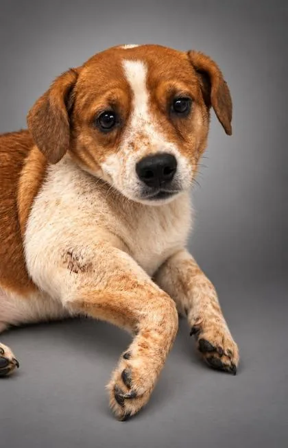 An adult medium-sized female Beagle dog named Dorothy for adoption in Bowling Green, KY