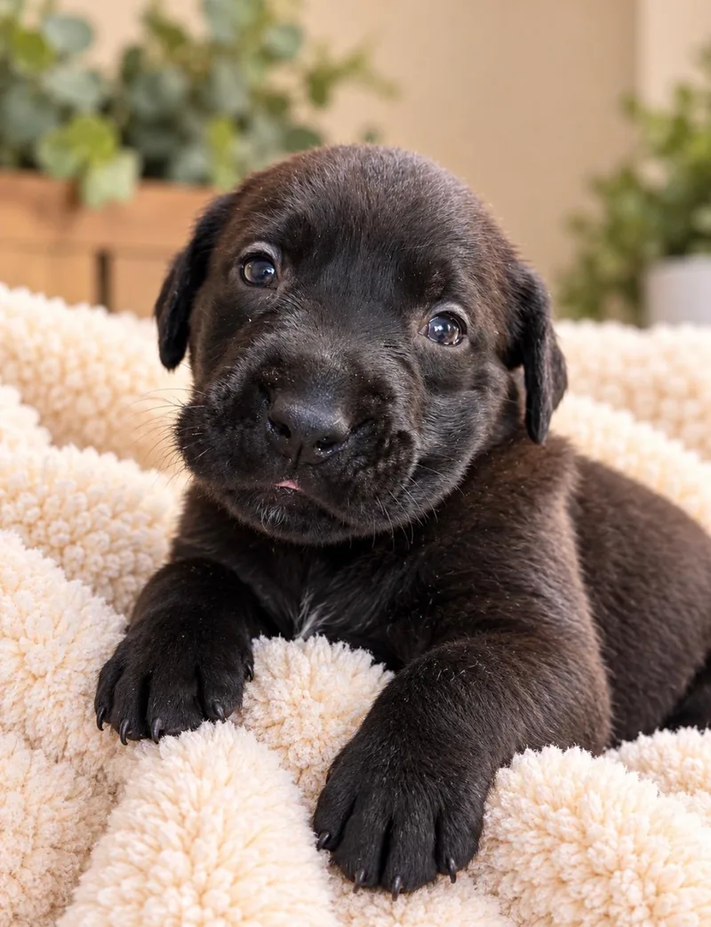 A baby large-sized male Cane Corso dog named Conroy for adoption in Corona, CA