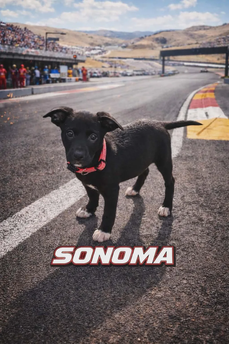 A baby large-sized female Staffordshire Bull Terrier dog named Sonoma for adoption in Oxford, MI