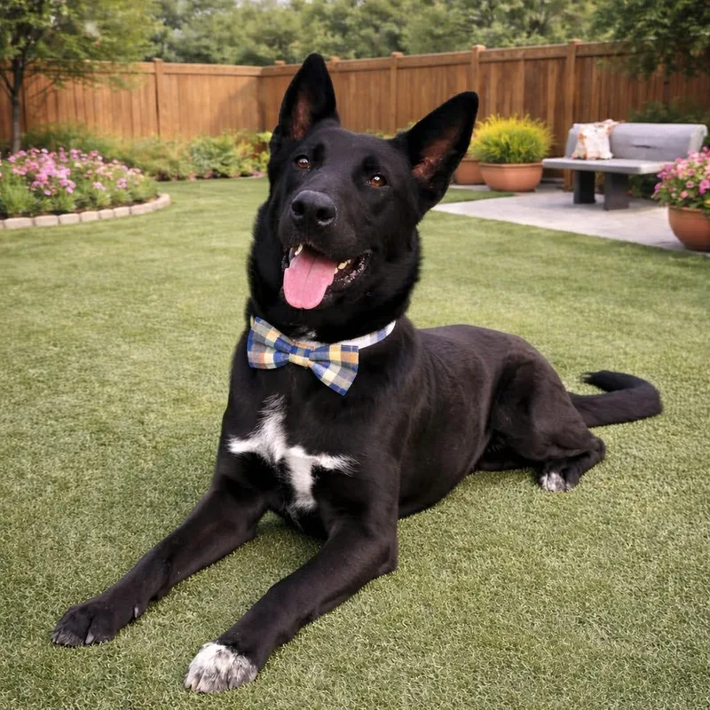 A young medium-sized male German Shepherd Dog dog named Rocky Gs for adoption in Allen, TX