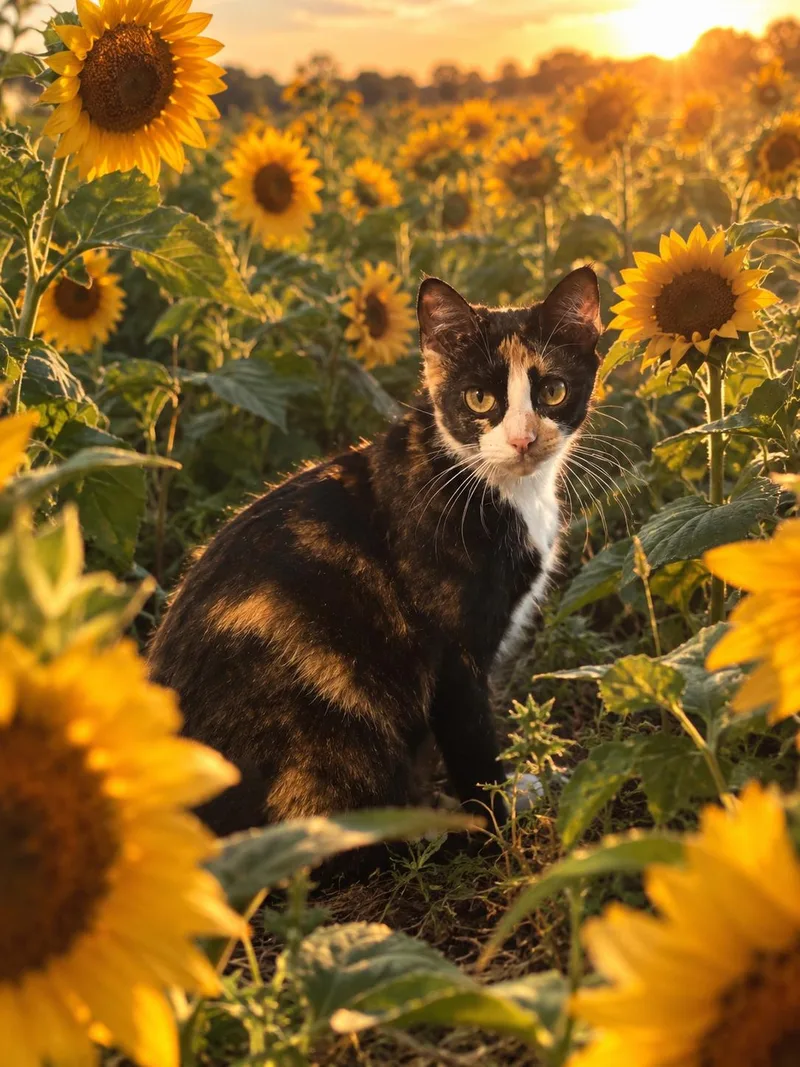 A young medium-sized female Calico cat named Jolly for adoption in Pottsboro, TX