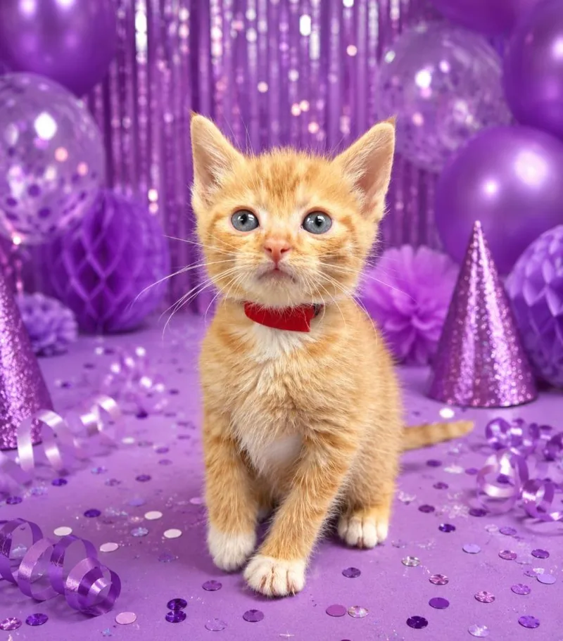 A baby small-sized female Domestic Short Hair cat named Big Jen for adoption in Washington Court House, OH