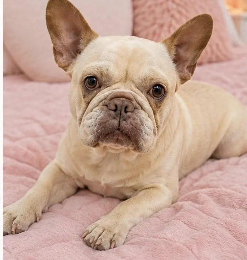 An adult small-sized female French Bulldog dog named Snow for adoption in Margate, FL