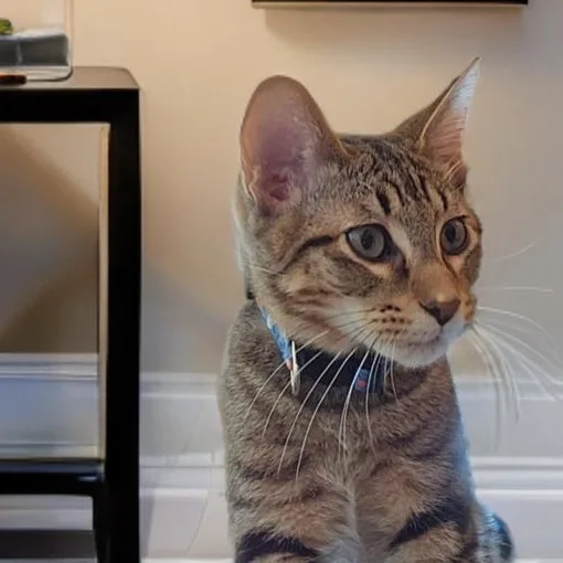 A baby medium-sized male Tabby (Brown / Chocolate) Domestic Short Hair cat named Donnie for adoption in Long Beach, CA
