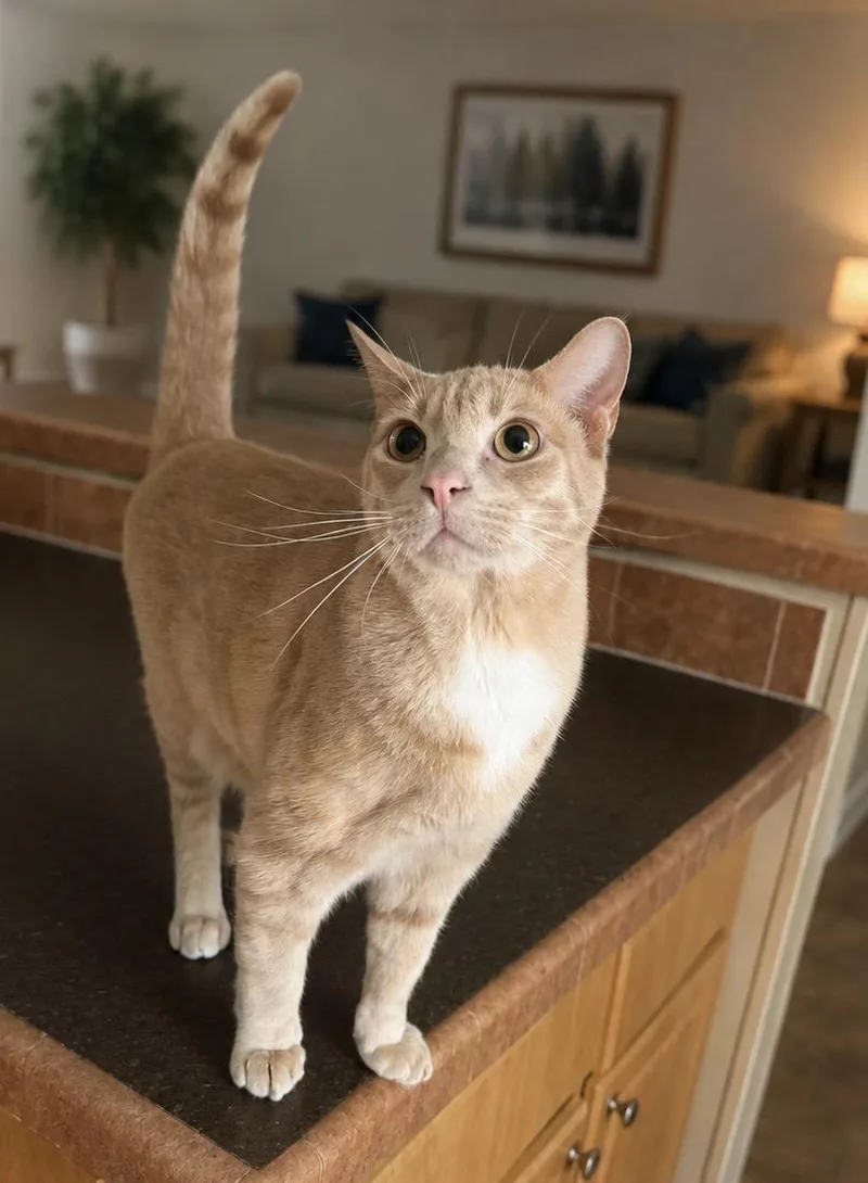 A young medium-sized male Tabby (Orange / Red) Domestic Short Hair cat named Ozzy for adoption in Jacksonville, FL