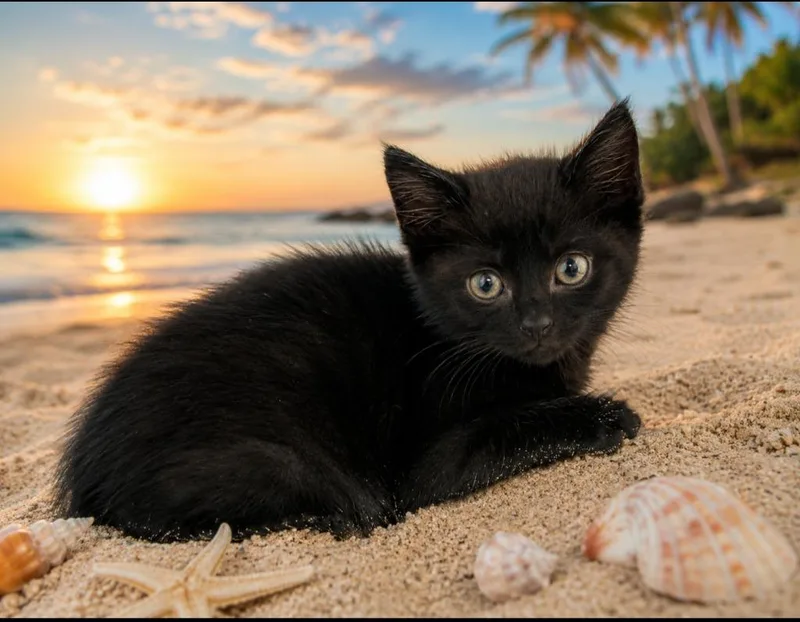 A baby small-sized male Domestic Medium Hair cat named Gemini for adoption in Washington Court House, OH