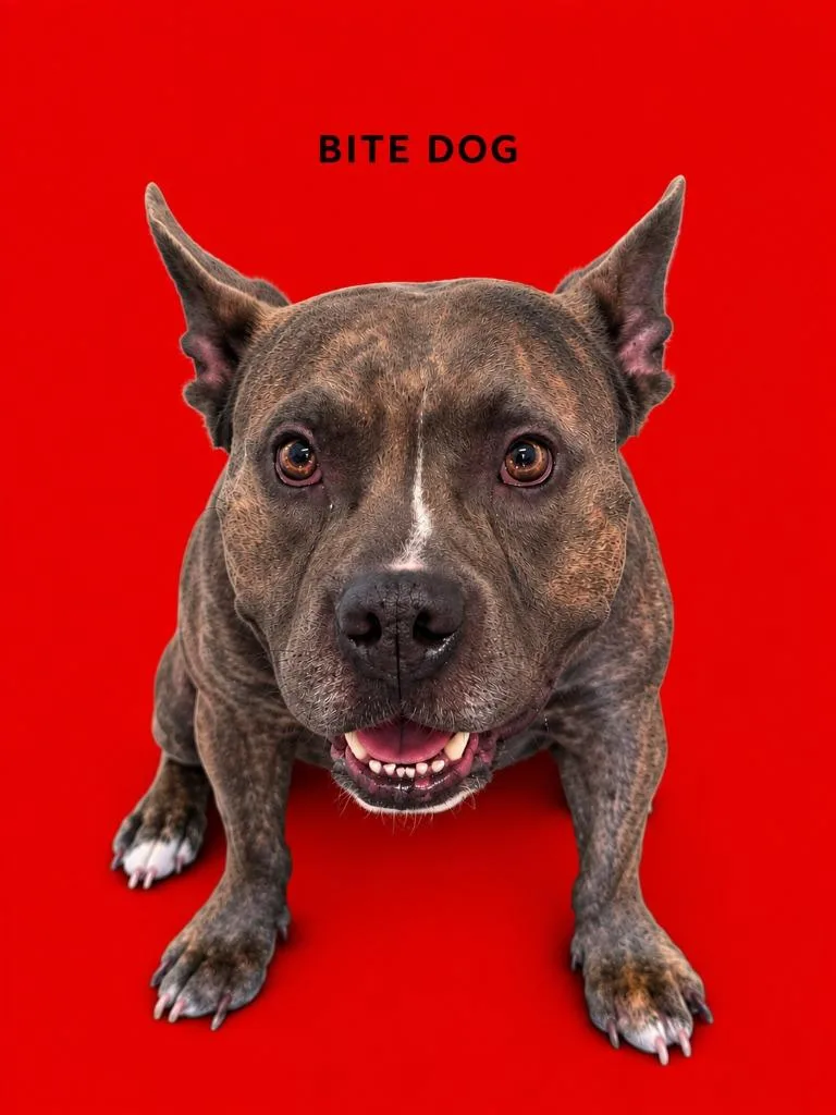 A young large-sized male American Staffordshire Terrier dog named Blue for adoption in Wauchula, FL
