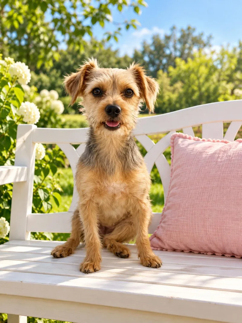 A young small-sized female Yorkshire Terrier dog named Foxy for adoption in POTOMAC, MD