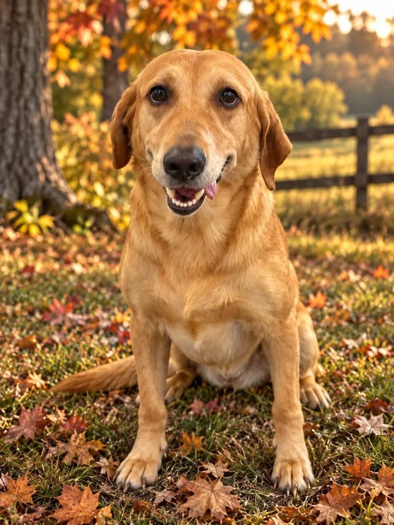 An adult medium-sized female Yellow Labrador Retriever dog named Sasha for adoption in Cobden, IL