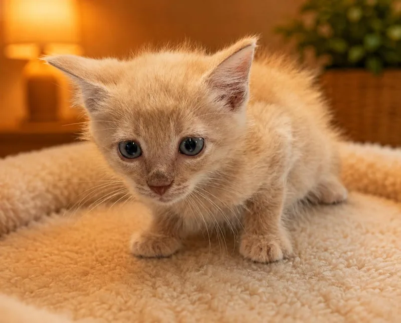 A young small-sized male Orange / Red Domestic Short Hair cat named Cedar for adoption in Sistersville, WV