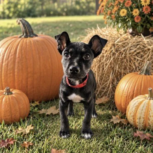 A baby small-sized female Terrier dog named Bitty Lonestar for adoption in Rockaway, NJ