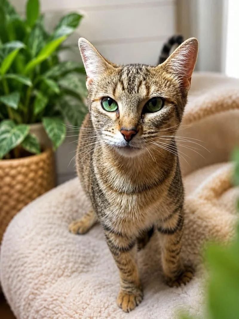 A young large-sized female Tabby (Brown / Chocolate) Domestic Short Hair cat named Candy for adoption in Allen, TX