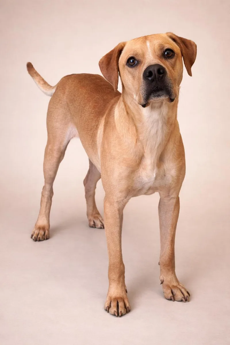 An adult medium-sized male Yellow Labrador Retriever dog named Joey for adoption in Wooster, OH