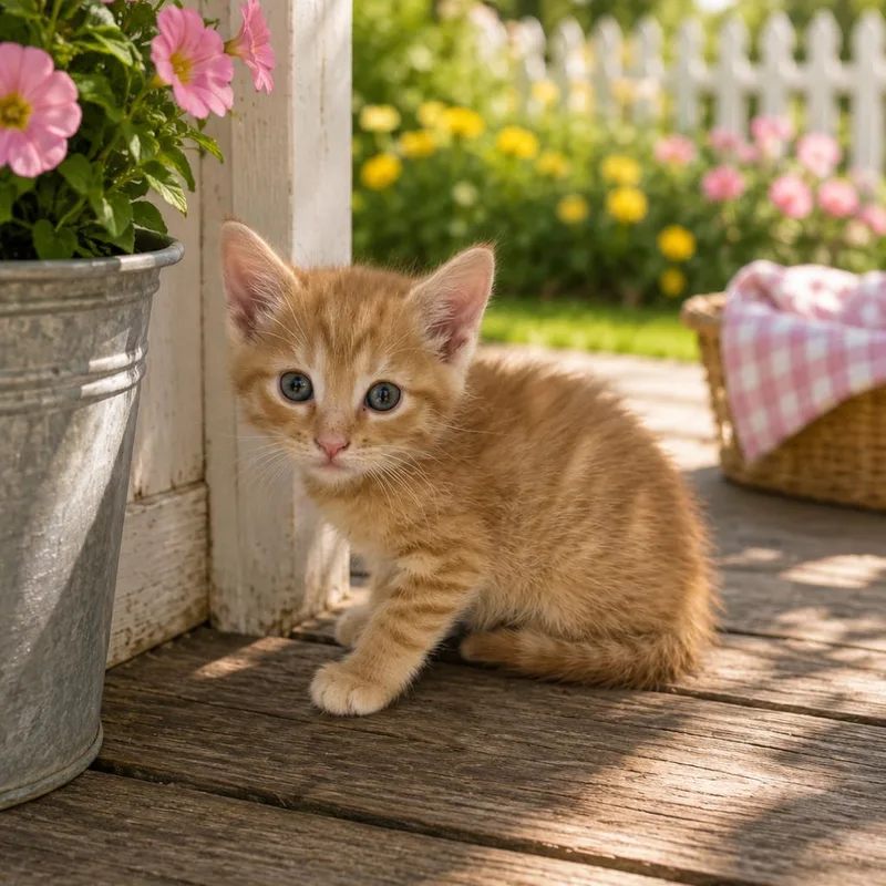 A baby small-sized male Orange / Red Domestic Short Hair cat named Cheddar for adoption in Walnut Cove, NC