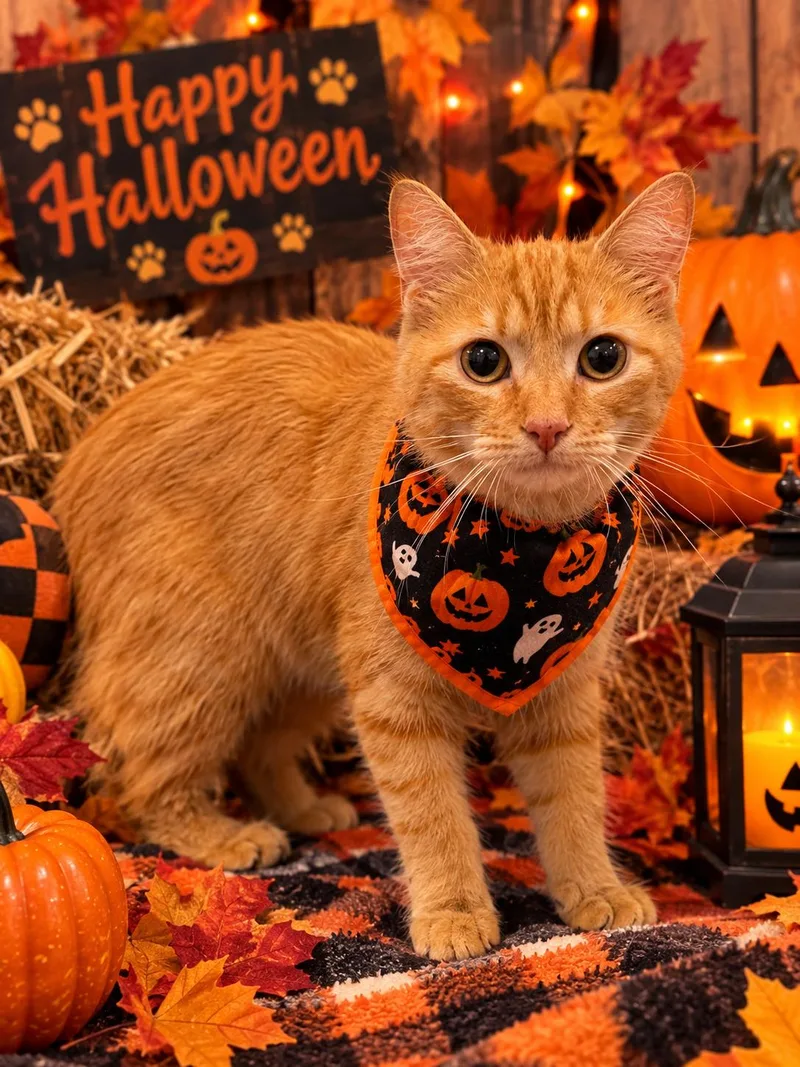 A young medium-sized female Domestic Long Hair cat named Ember for adoption in Orleans, VT