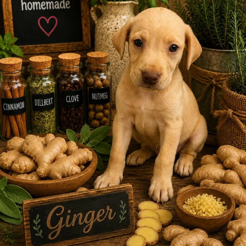 A baby small-sized female Yellow / Tan / Blond / Fawn Labrador Retriever dog named Ginger for adoption in Hohenwald, TN