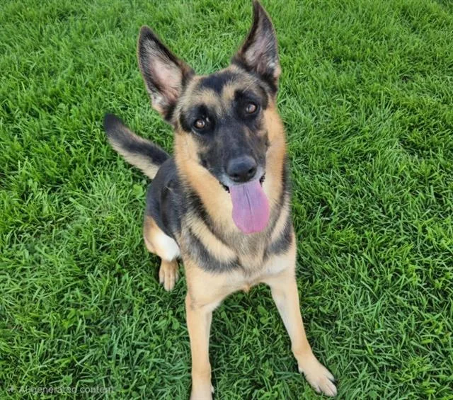 An adult medium-sized female German Shepherd Dog dog named Vera Gucci for adoption in Albuquerque, NM