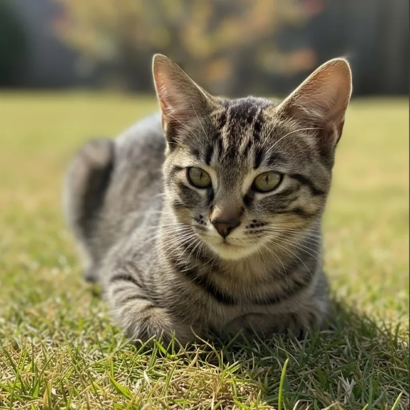 A baby small-sized male Brown / Chocolate Domestic Short Hair cat named Comet for adoption in Warrensburg, MO