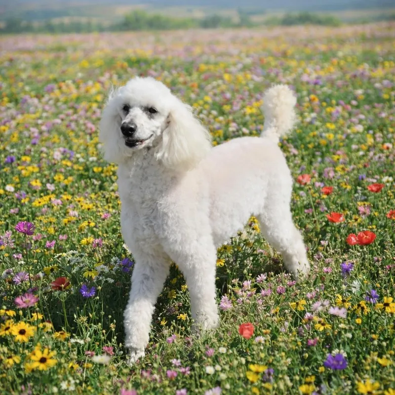 An adult small-sized female White / Cream Poodle dog named Amy for adoption in warrenville, SC