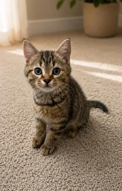 A baby small-sized male Domestic Short Hair cat named Boots for adoption in Statesville, NC