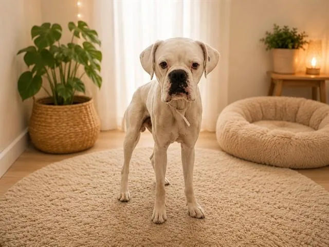An adult medium-sized male Boxer dog named Ranch for adoption in Lancaster, CA