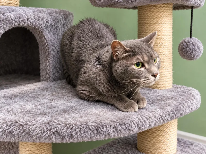 A senior medium-sized male Gray / Blue / Silver Domestic Short Hair cat named Charlie for adoption in Oviedo, FL