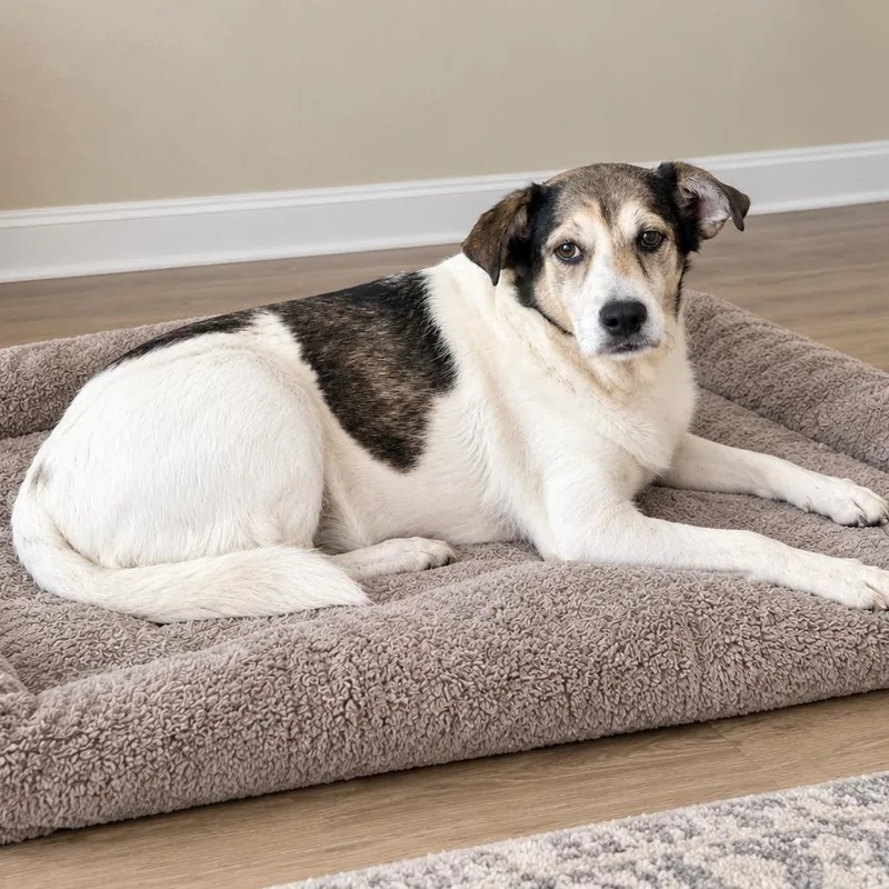 A senior medium-sized female White / Cream Mixed Breed dog named Sora for adoption in Corpus Christi, TX