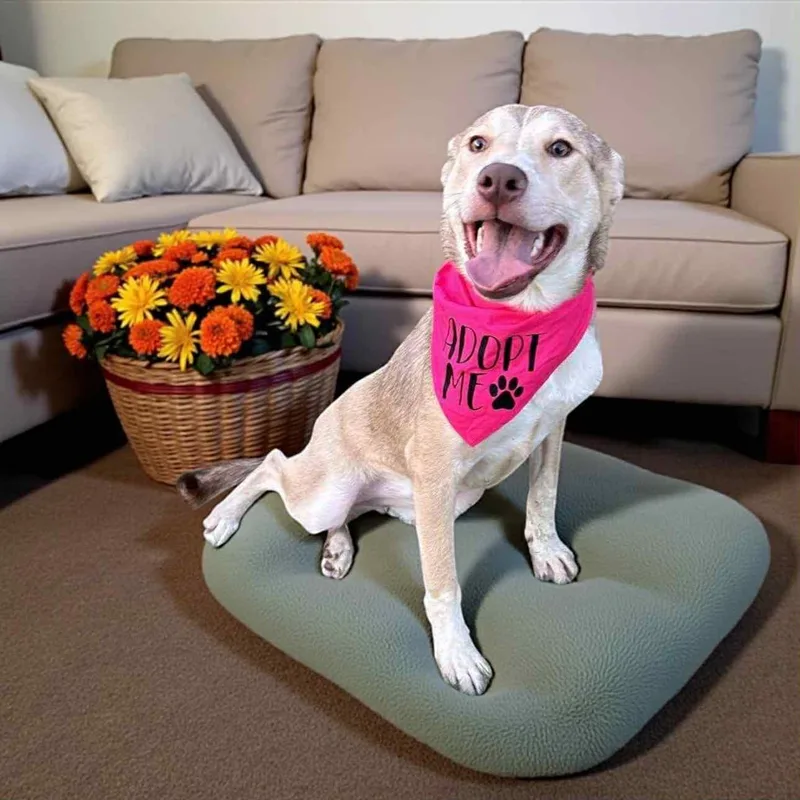A young medium-sized female Husky dog named Celeste for adoption in Fort Worth, TX