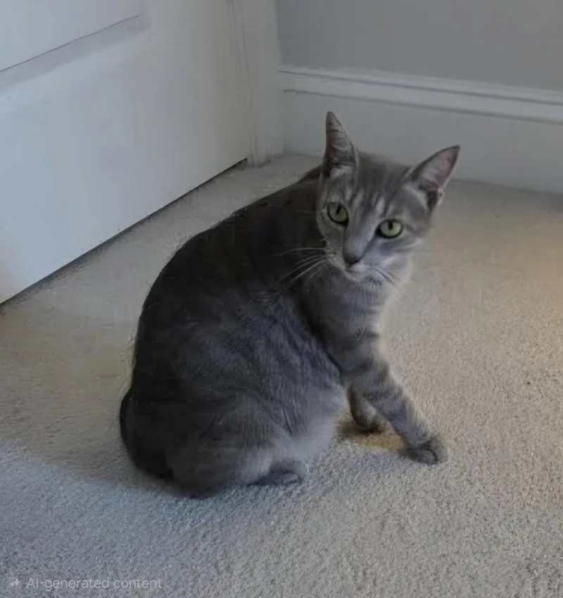 An adult small-sized female Domestic Short Hair cat named Darcy for adoption in Pittsboro, NC