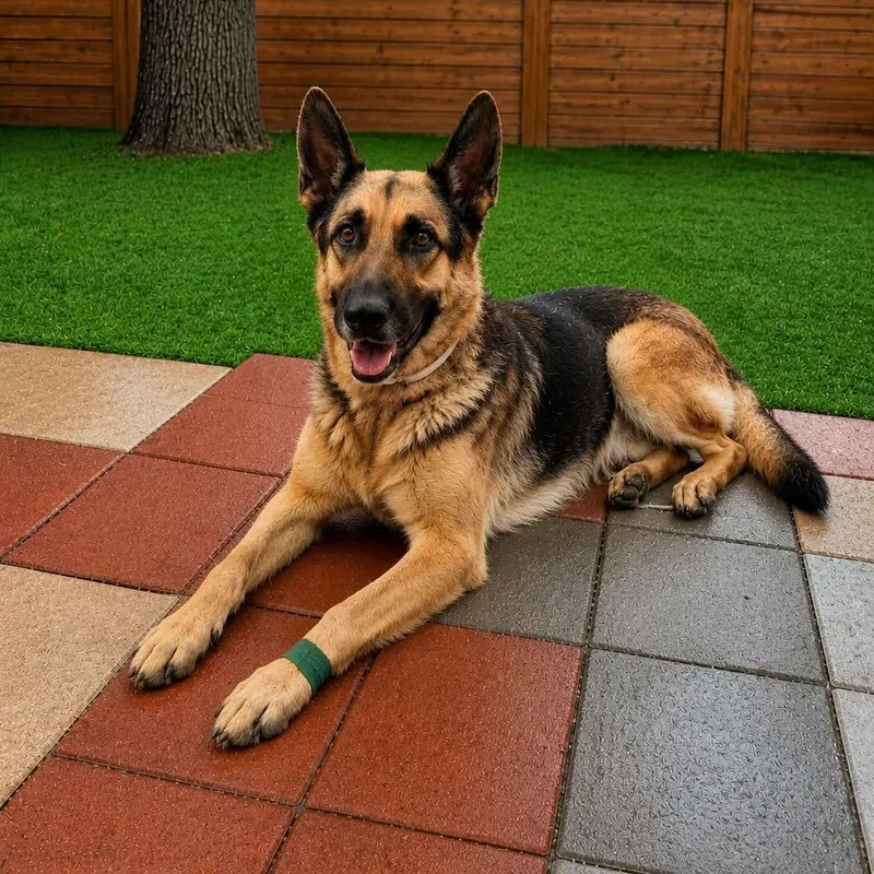 A young large-sized female German Shepherd Dog dog named Dominic Gs for adoption in Allen, TX