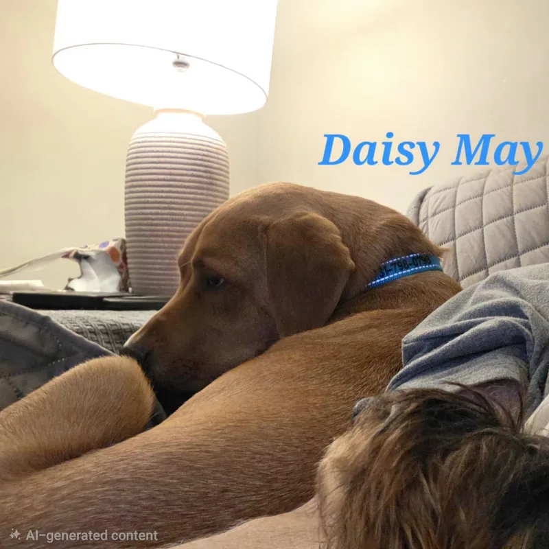 A young large-sized female Hound dog named Daisy May for adoption in Medfield, MA
