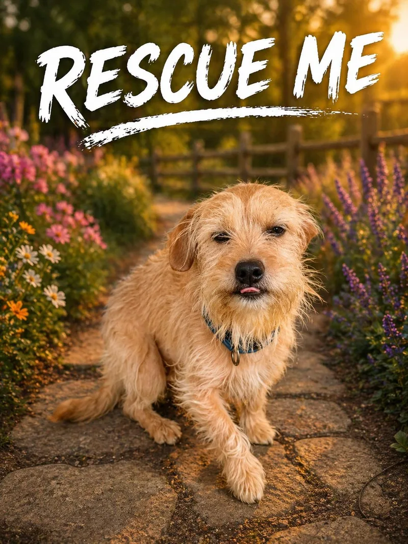 An adult small-sized male Golden Terrier dog named Max for adoption in Oakdale, CA