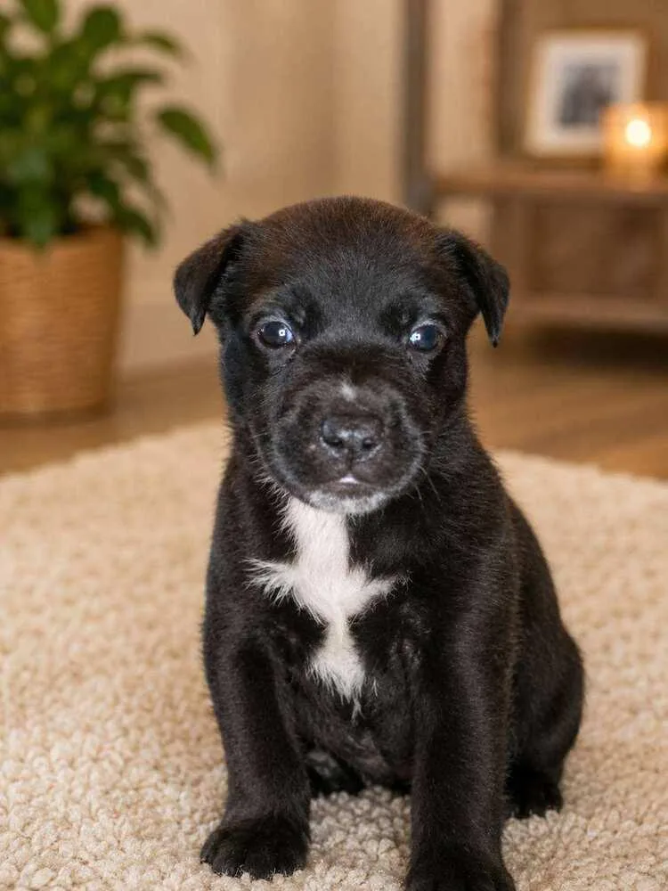 A baby medium-sized female Black German Shepherd Dog dog named Iris for adoption in Mooresville, NC