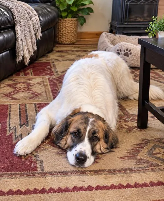 An adult large-sized female Great Pyrenees dog named Ruby Pyr for adoption in Midway, UT