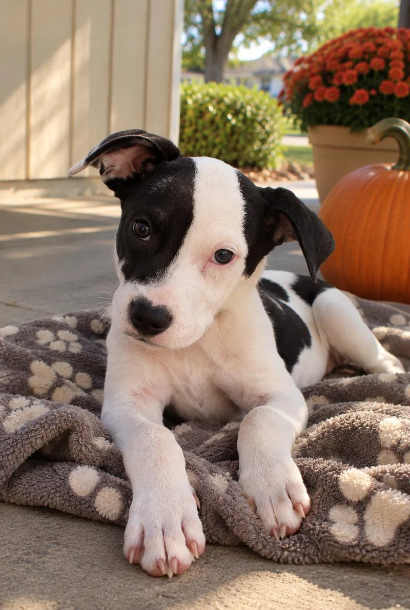 A baby medium-sized female Terrier dog named Brana for adoption in Mankato, MN