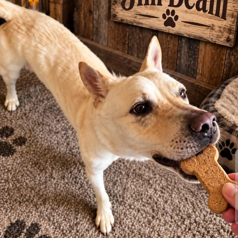 A young medium-sized male White / Cream White German Shepherd dog named Jimmy Beam for adoption in Farmington, MO