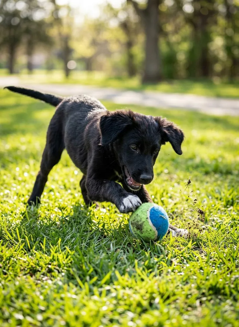 A young medium-sized male Labrador Retriever dog named Chuck for adoption in Littleton, CO