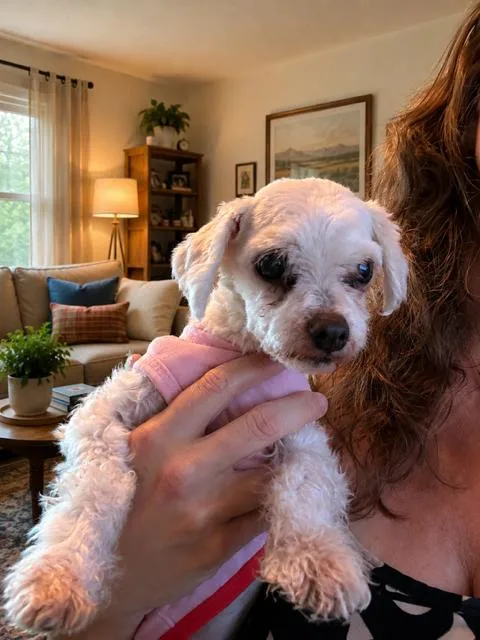 An adult small-sized female White / Cream Maltese dog named Dolly for adoption in Tifton, GA