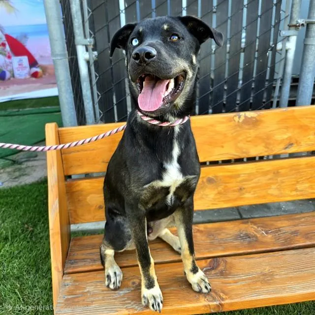 A young small-sized male German Shepherd Dog dog named Ziggy Stardust for adoption in Long Beach, CA