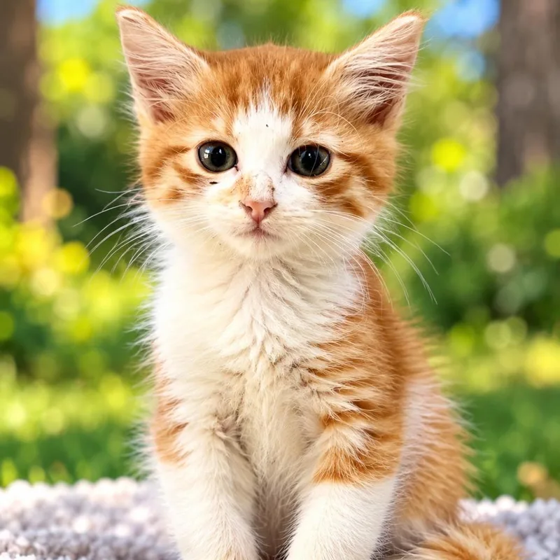 A baby small-sized male Domestic Medium Hair cat named Zipper for adoption in Lucedale, MS