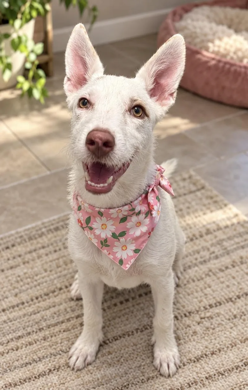 A baby medium-sized female Australian Cattle Dog / Blue Heeler dog named Miranda for adoption in Phoenix, AZ