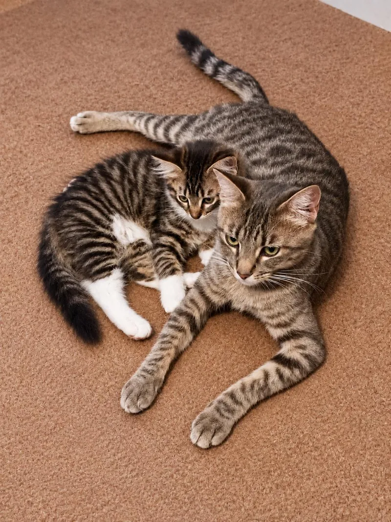 A young medium-sized female Gray / Blue / Silver Tabby cat named Tinker Bell for adoption in Los Angeles, CA