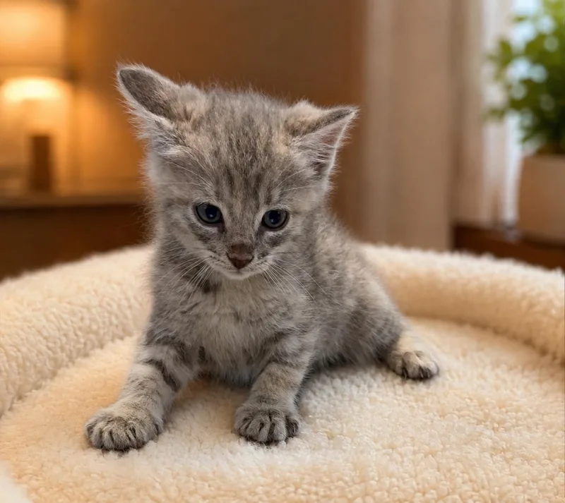 A young small-sized female Domestic Short Hair cat named Willow for adoption in Sistersville, WV