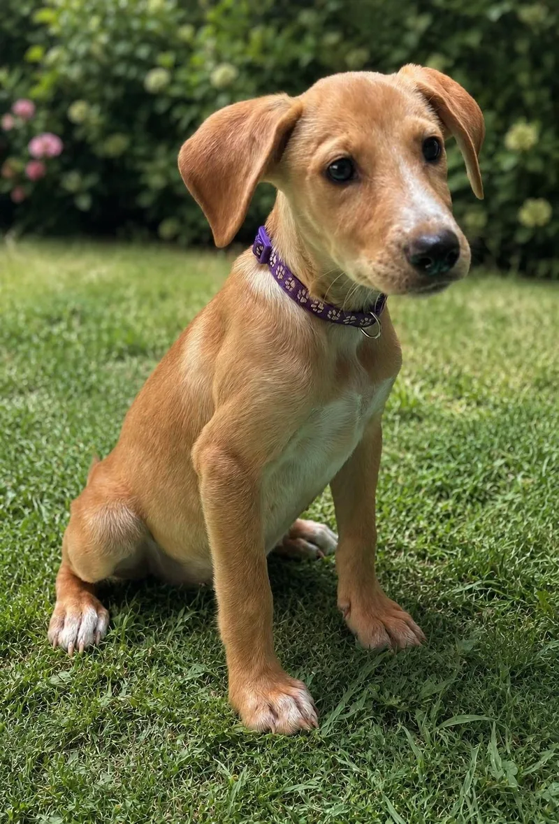 A baby medium-sized female White / Cream Labrador Retriever dog named Pixie for adoption in Pleasant Valley, NY