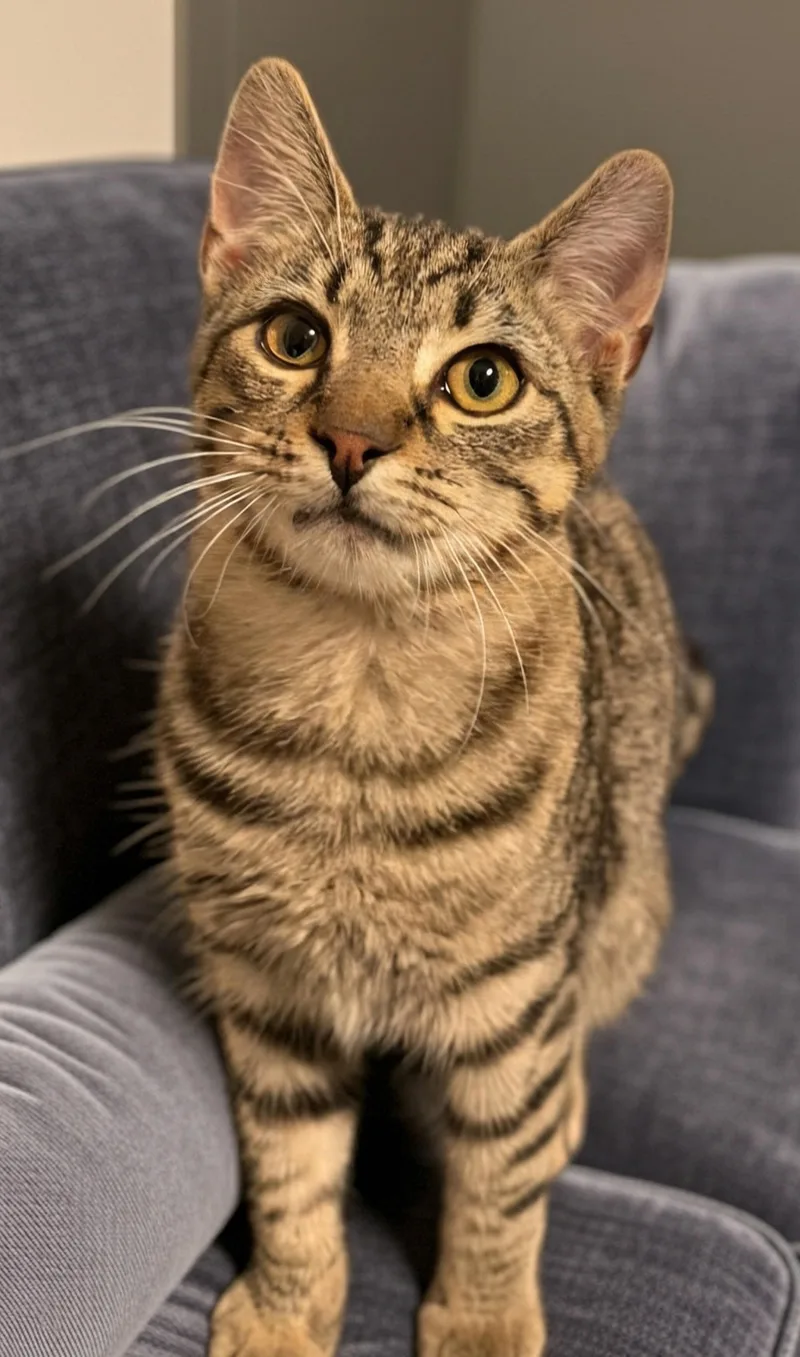 A baby medium-sized male Domestic Short Hair cat named Maddox for adoption in Norwalk, CT
