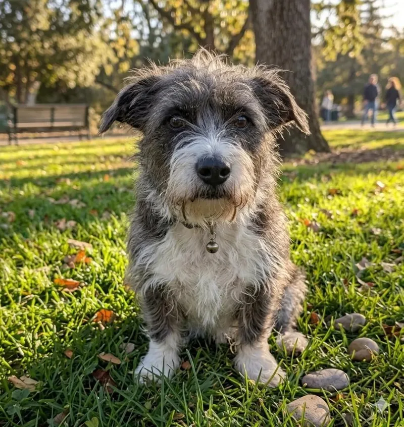 An adult medium-sized female Wirehaired Terrier dog named Sterling for adoption in San Diego, CA